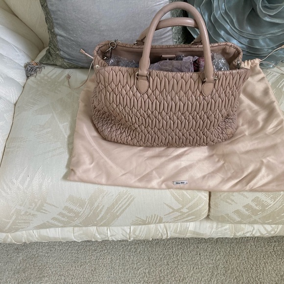 Miu Miu Matelasse nappa crystal handbag/cross-body - Picture 13 of 14